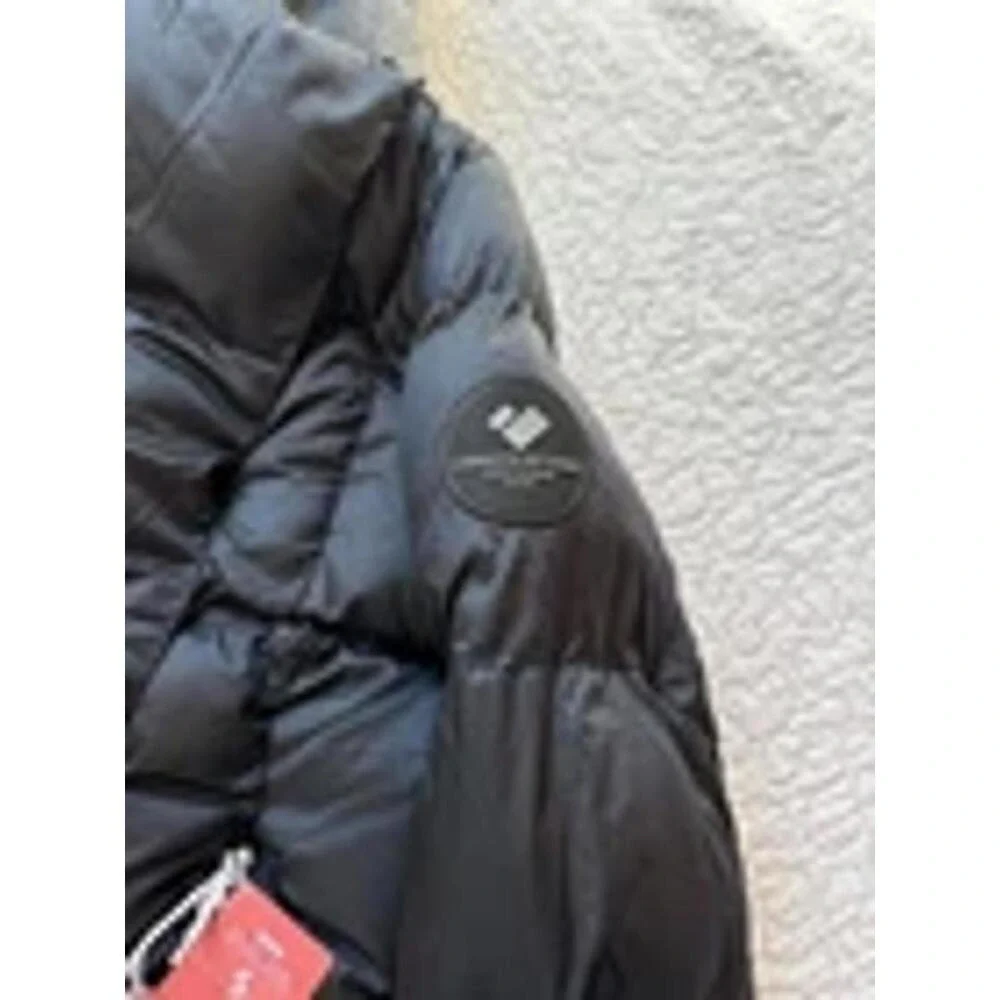Obermeyer Girls Black Puffer Isla Jacket with Hood Size Medium‎ (10/12)